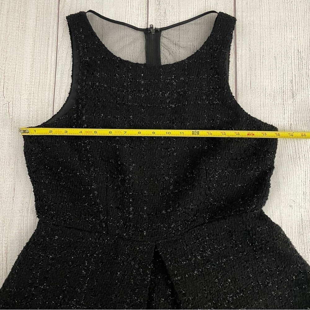 JENNIFER LOPEZ Women’s Black Sleeveless Fit & Flare Cocktail Dress Size 10 - Picture 5 of 11